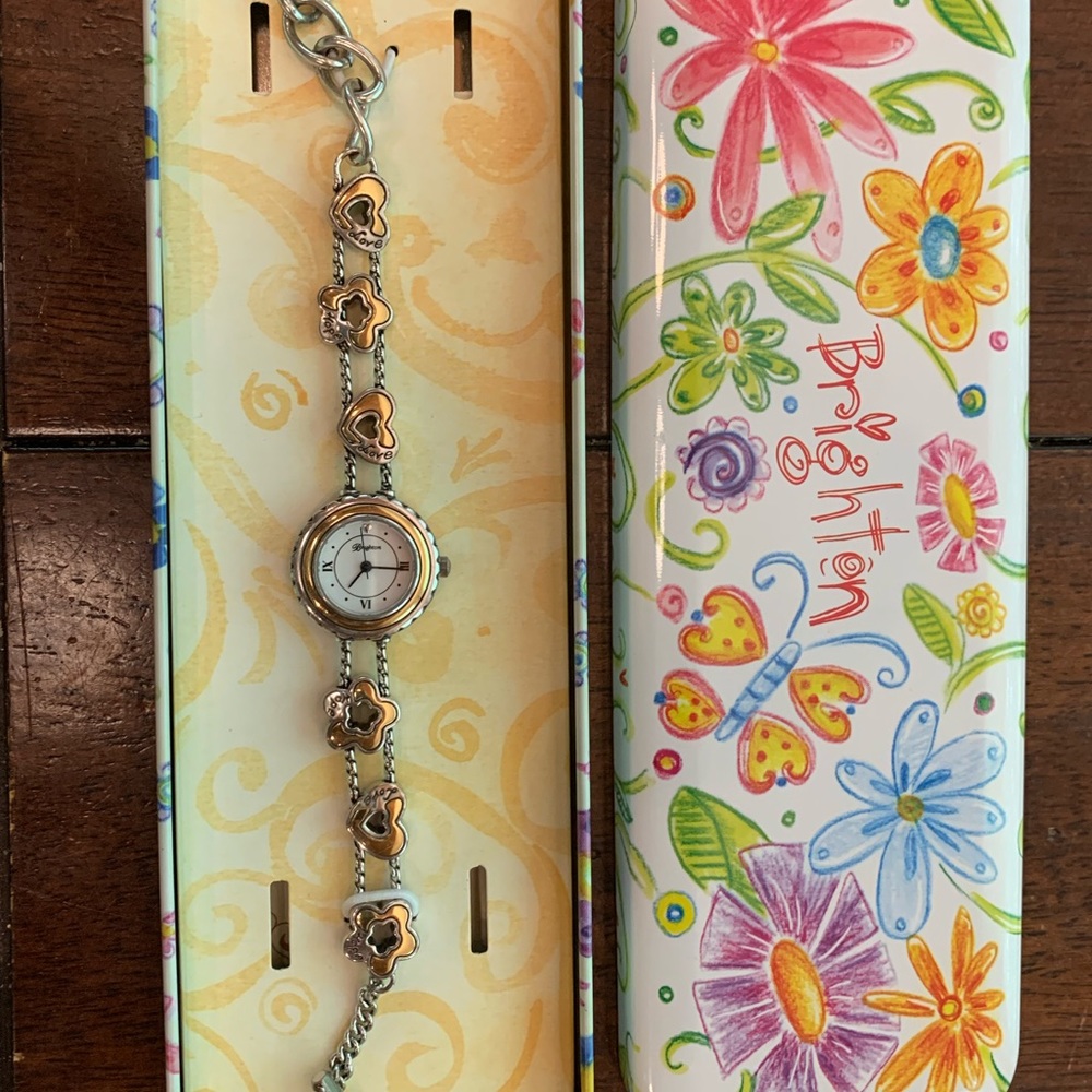 Brighton Garden Grove gold&silver Hope&Love watch